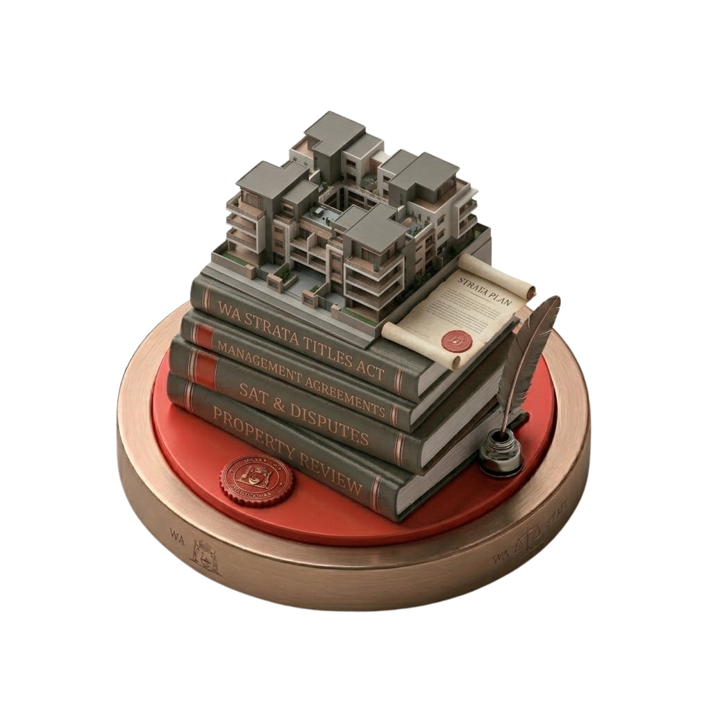 Cast Metal Strata Property Ornament